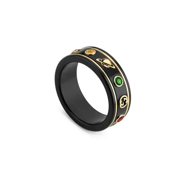 Gucci GG Marmont Rotating Ceramic Ring 4