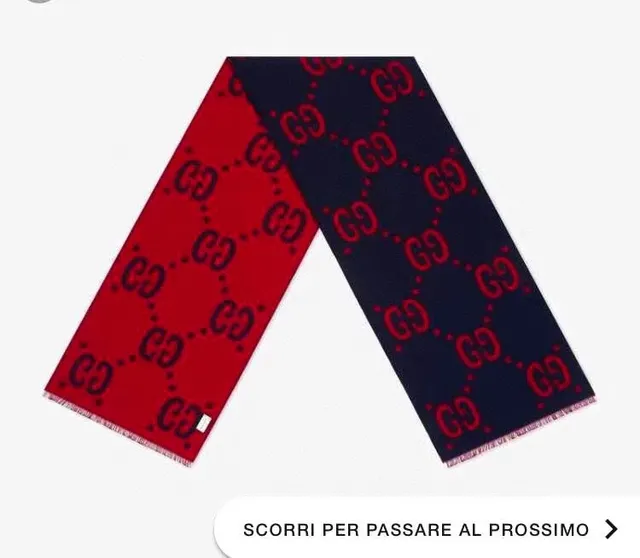 Gucci GG Monogram Double-Faced Cashmere Scarf 2