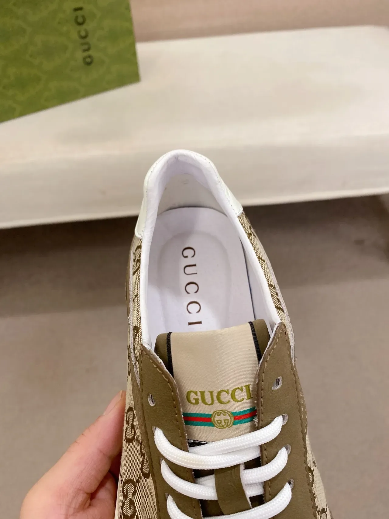 Gucci GG Monogram Suede Lifestyle Sneaker 4