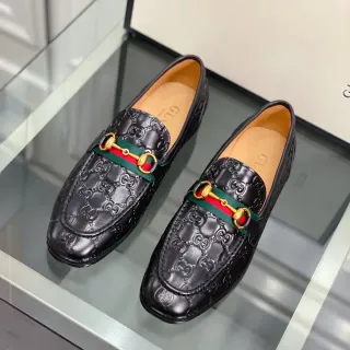 Gucci Horsebit 1955 কালো এমবসড GG লুফার