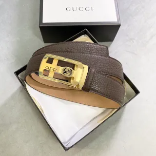Gucci Horsebit 1955 Brown Pebbled Leather Belt