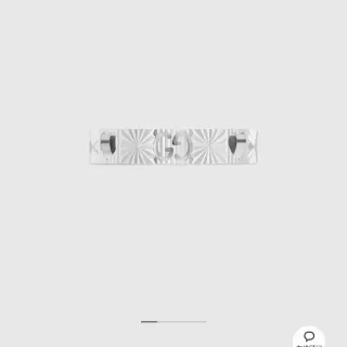Gucci Icon Series 18K सादा सोना दिलের आकारের आংটি