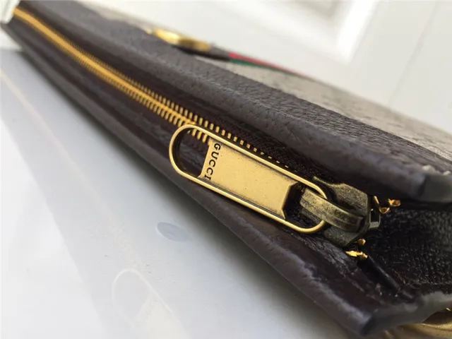 Gucci Ophidia GG Monogram Web Stripe Envelope Clutch 4
