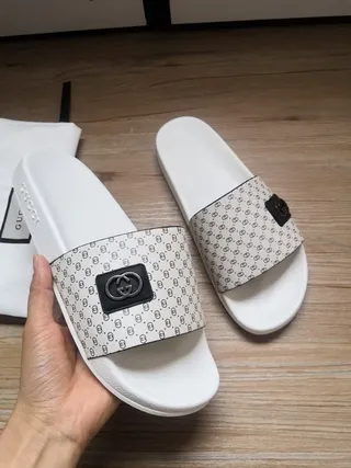 Gucci Ophidia Monogram Print Slippers 4
