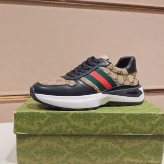 Gucci Rhyton Beige Noir Rouge Vert Web Sneakers Lifestyle