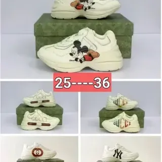Gucci Rhyton Zapatillas Chunky con Bordado Mickey Mouse