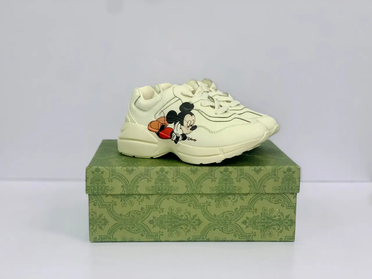 Gucci Rhyton Zapatillas Chunky con Bordado Mickey Mouse 7