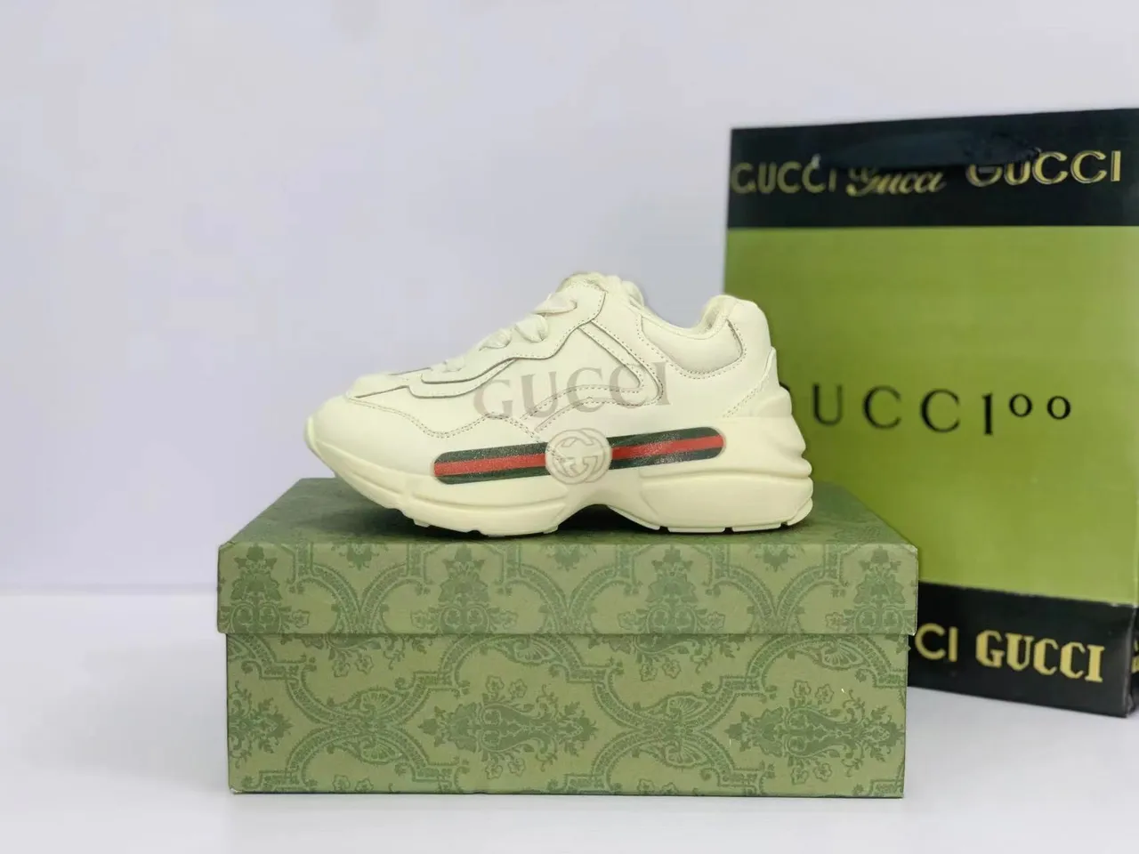 Gucci Rhyton Zapatillas Chunky con Bordado Mickey Mouse 16