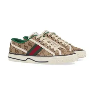 Gucci Tennis 1977 Arena GG Supreme Lona Rayas Web Lifestyle Sneakers