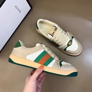 Gucci Tennis 1977 beige verde naranja Web Stripe zapatillas lifestyle