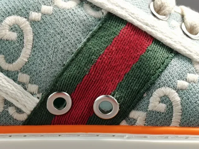 Gucci Tennis 1977 GG Monogram Canvas Web Stripe Zapatillas Lifestyle 8
