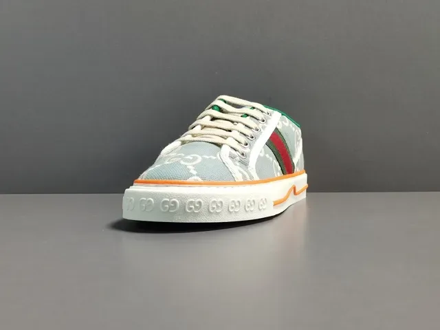 Gucci Tennis 1977 GG Monogram Canvas Web Stripe Zapatillas Lifestyle 14