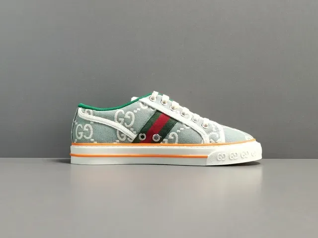 Gucci Tennis 1977 GG Monogram Canvas Web Stripe Zapatillas Lifestyle 15