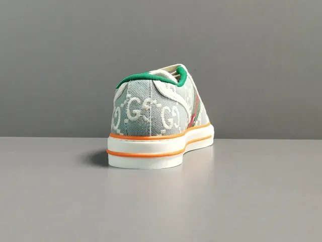 Gucci Tennis 1977 GG Monogram Canvas Web Stripe Zapatillas Lifestyle 16