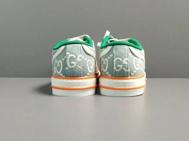Gucci Tennis 1977 GG Monogram Canvas Web Stripe Zapatillas Lifestyle 18