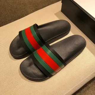 Gucci Web Stripe Mule