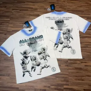 Hellstar Graphic Dip-Dye Sleeve T-Shirt