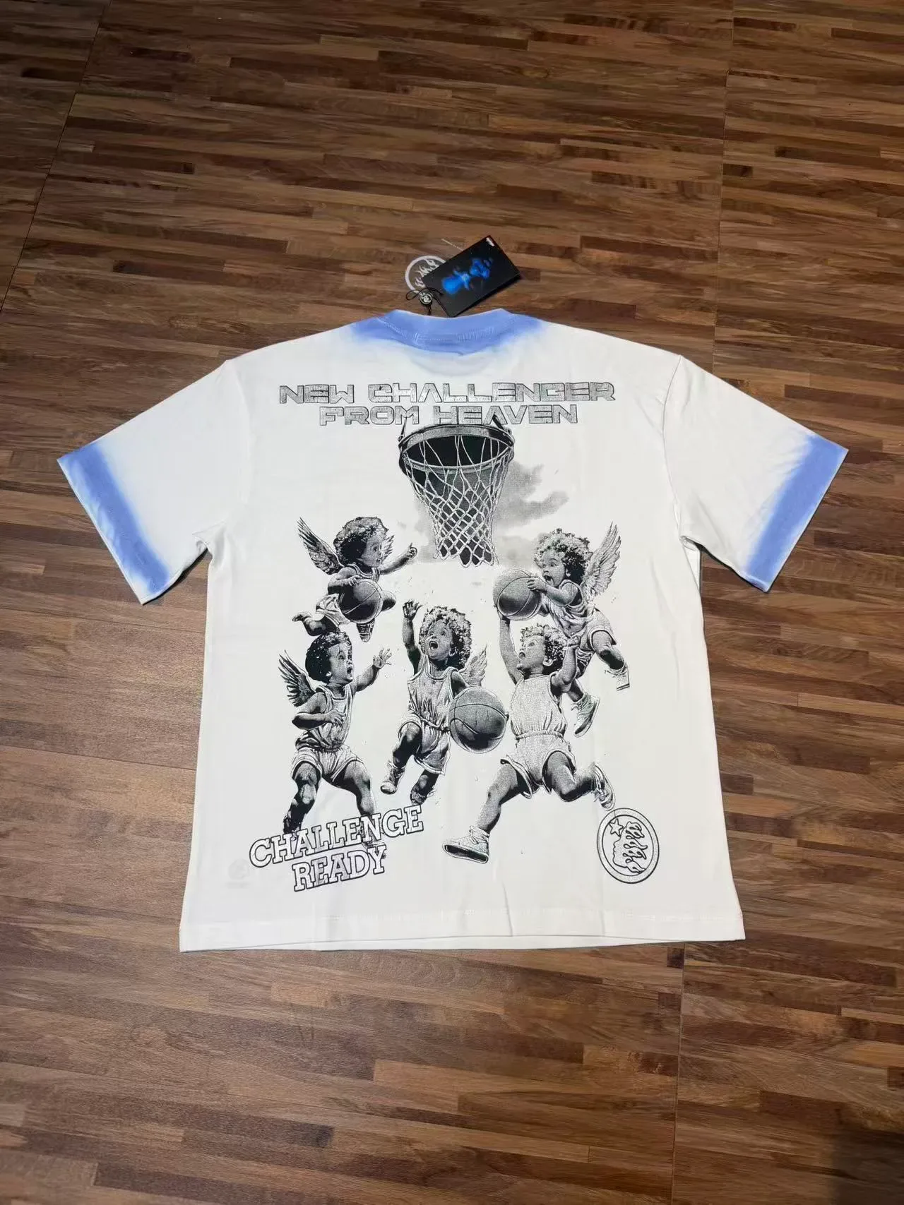 Camiseta Hellstar gráfica con mangas dip-dye 4