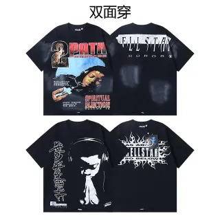 Hellstar Graphic Print Double-Sided T-Shirt