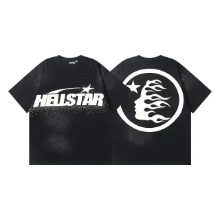 Hellstar Graphic Print Oversized Black T-Shirt