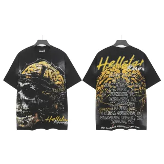 Hellstar Graphic Print Oversized Black T-Shirt