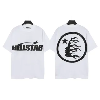 Hellstar Graphic Print Oversized White T-Shirt