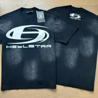 Hellstar Graphic Washed Black T-Shirt
