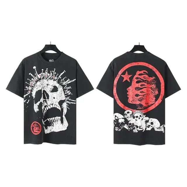 Hellstar Oversized Skull Print Black T-Shirt 2