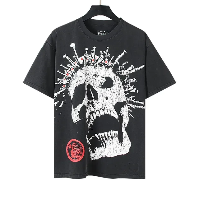 Hellstar Oversized Skull Print Black T-Shirt 3