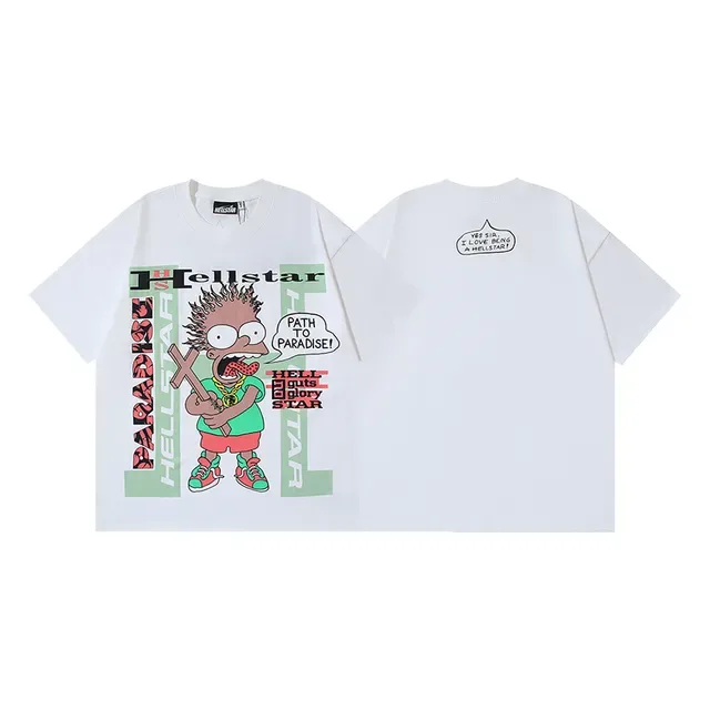 Hellstar Path to Paradise Graphic Oversized T-Shirt 4