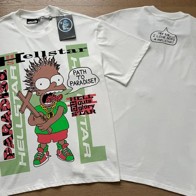 Hellstar Path to Paradise Graphic Oversized T-Shirt 7