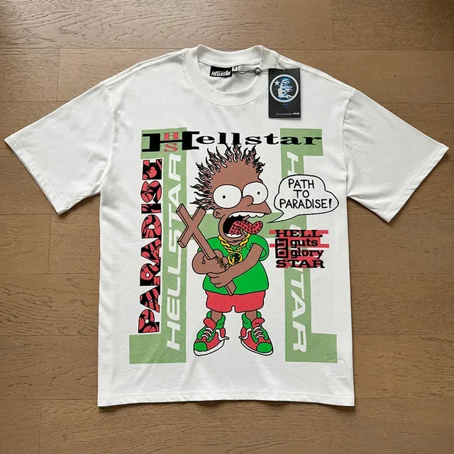 Hellstar Path to Paradise Graphic Oversized T-Shirt 8