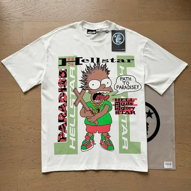 Hellstar Path to Paradise Graphic Oversized T-Shirt 9
