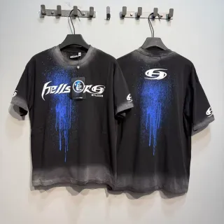 Hellstar Spray Drip Gradient Fade T-Shirt