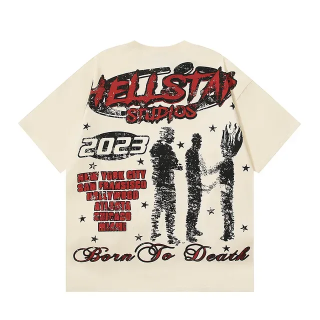 Hellstar Studios 图案印花宽松T恤 6