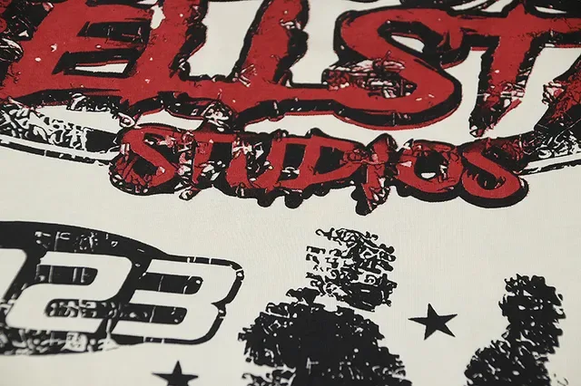 Hellstar Studios 图案印花宽松T恤 13