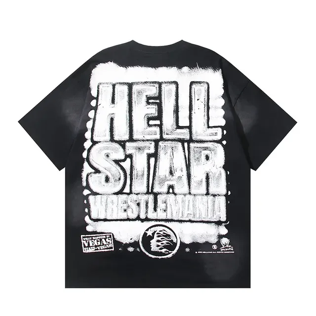 Hellstar WrestleMania গ্রাফিক ওভারসাইজড টি-শার্ট 3