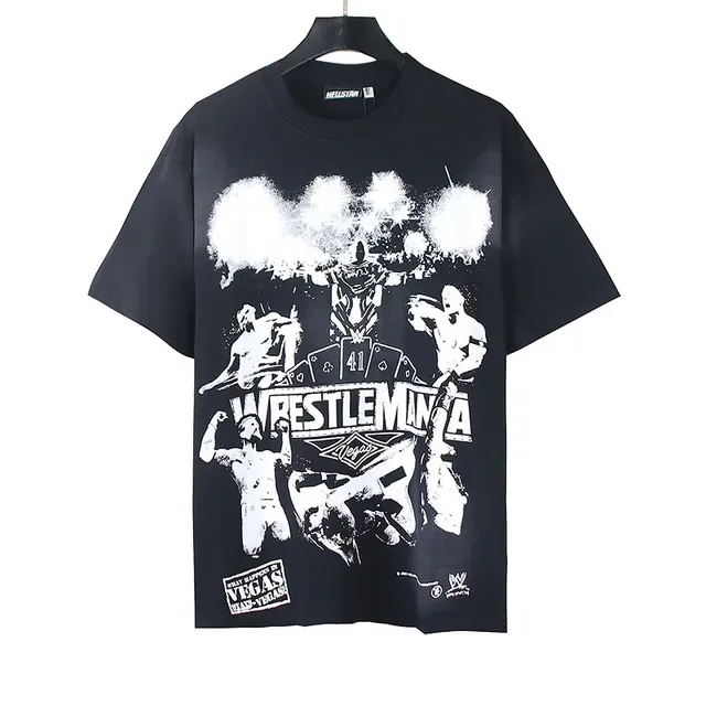 Hellstar WrestleMania গ্রাফিক ওভারসাইজড টি-শার্ট 5