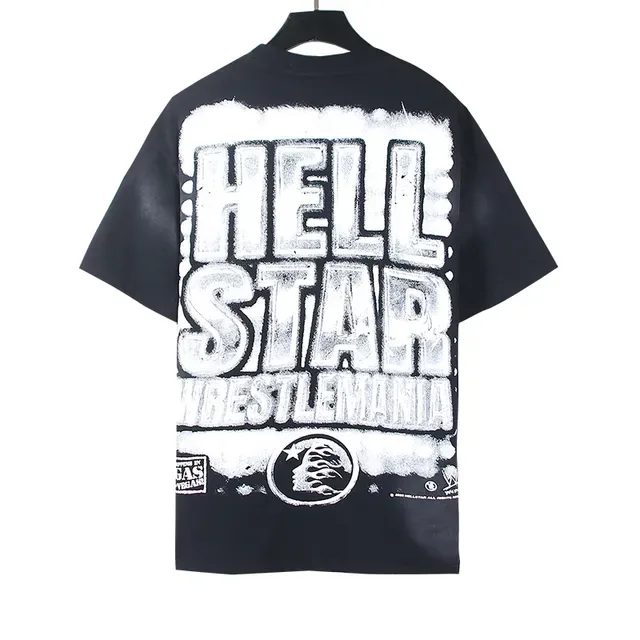 Hellstar WrestleMania গ্রাফিক ওভারসাইজড টি-শার্ট 6