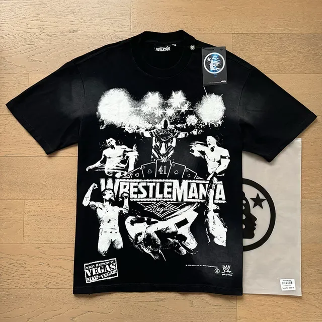 Hellstar WrestleMania গ্রাফিক ওভারসাইজড টি-শার্ট 9