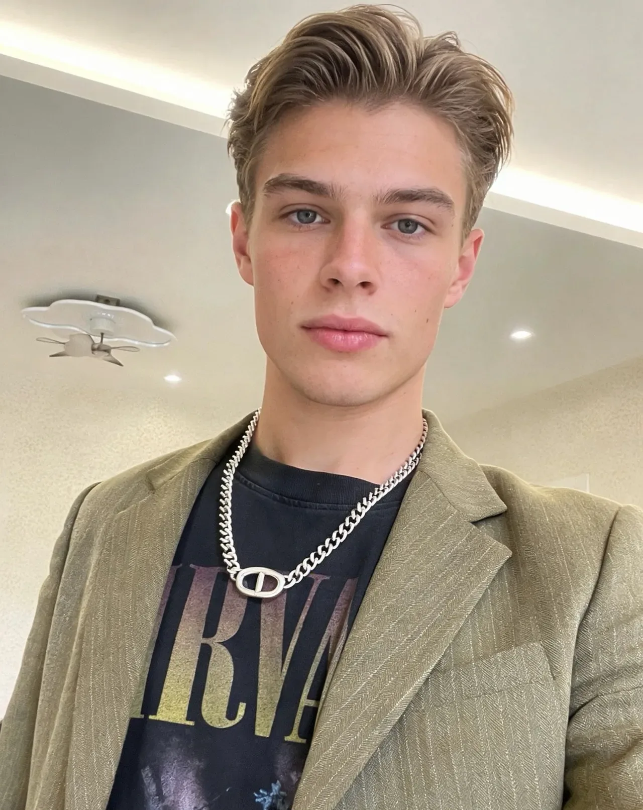 Hermès Chaine d'Ancre 银色 粗链条 双H椭圆搭扣 项链 3