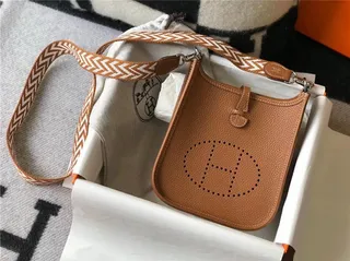 Hermès Picotin Lock Yellow Perforated H Underarm Bag 24