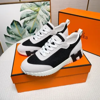 Hermès দুটোন জাল এবং সুয়েড লাইফস্টাইল স্নিকার