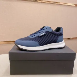 Hugo Boss 海军蓝 罗纹纺织 生活方式运动鞋