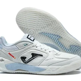 Joma Top Flex White Blue Synthetic-Mesh Upper Lifestyle Sneakers