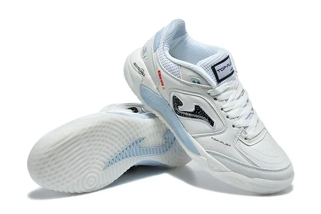 Joma Top Flex White Blue Synthetic-Mesh Upper Lifestyle Sneakers 7
