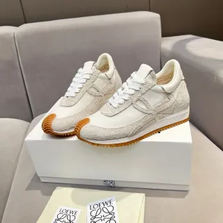 Loewe Flow Runner 2.0 Off-White and Orange Lifestyle Sneakers