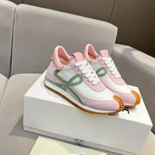 Loewe Flow Runner Pink White Green Orange Lifestyle Sneakers