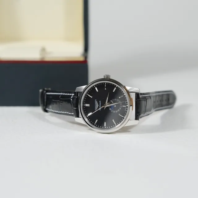 Longines Automatique Montre mécanique cadran noir phase lunaire 6