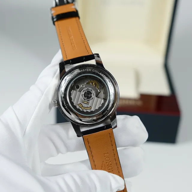 Longines Automatique Montre mécanique cadran noir phase lunaire 7